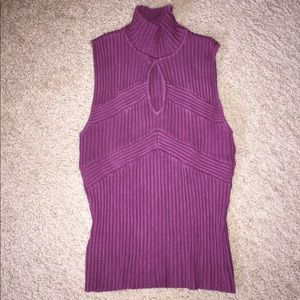 bebe sleeveless top